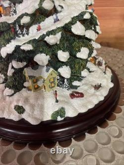 Thomas Kincade s Village Christmas Tree 2004 Bradford Edition Illuminated Tree