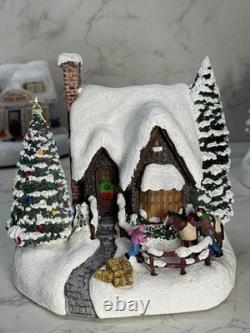 Thomas Kinkade Christmas Houses Set of 6