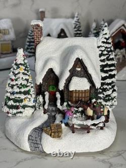 Thomas Kinkade Christmas Houses Set of 6