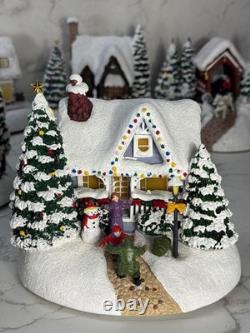 Thomas Kinkade Christmas Houses Set of 6