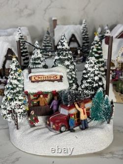 Thomas Kinkade Christmas Houses Set of 6