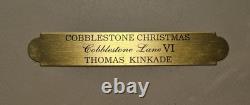 Thomas Kinkade Cobblestone Christmas Cobblestone Lane VI Limited Edition 22×29