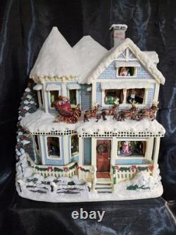 Thomas Kinkade Narrated Christmas Story House Working