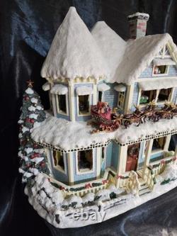Thomas Kinkade Narrated Christmas Story House Working