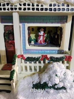 Thomas Kinkade Narrated Christmas Story House Working