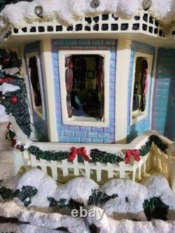 Thomas Kinkade Narrated Christmas Story House Working