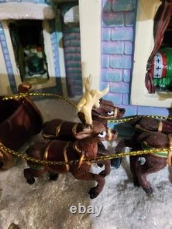 Thomas Kinkade Narrated Christmas Story House Working