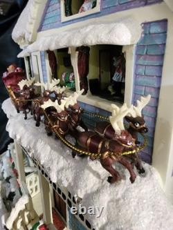 Thomas Kinkade Narrated Christmas Story House Working