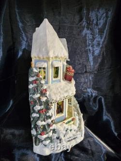 Thomas Kinkade Narrated Christmas Story House Working
