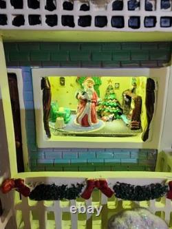 Thomas Kinkade Narrated Christmas Story House Working