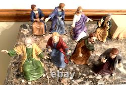 Thomas Kinkade The Last Supper Collection Remembrance Table 13 Figurines Plus