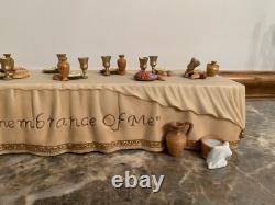 Thomas Kinkade The Last Supper Collection Remembrance Table 13 Figurines Plus