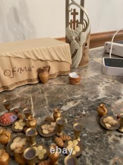 Thomas Kinkade The Last Supper Collection Remembrance Table 13 Figurines Plus