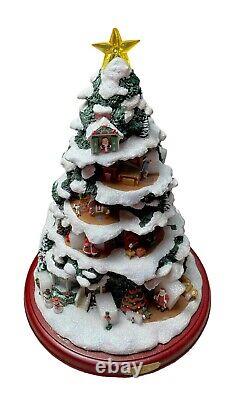 Thomas Kinkade The Night Before Christmas Illuminated & Story Telling Tree
