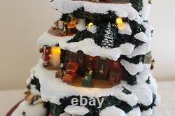 Thomas Kinkade The Night Before Christmas Illuminated & Story Telling Tree