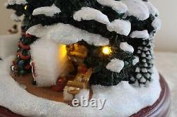Thomas Kinkade The Night Before Christmas Illuminated & Story Telling Tree