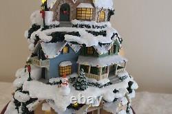 Thomas Kinkade The Night Before Christmas Illuminated & Story Telling Tree