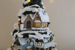 Thomas Kinkade The Night Before Christmas Illuminated & Story Telling Tree