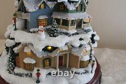 Thomas Kinkade The Night Before Christmas Illuminated & Story Telling Tree