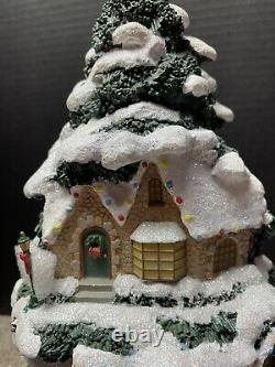 Thomas Kinkade The Night Before Christmas Illuminated & Story Telling Tree