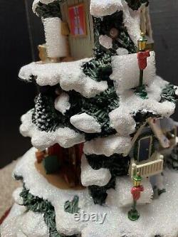 Thomas Kinkade The Night Before Christmas Illuminated & Story Telling Tree