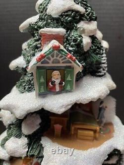 Thomas Kinkade The Night Before Christmas Illuminated & Story Telling Tree