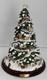 Thomas Kinkade Village Christmas Tree Lighted 15 Bradford Exchange 2004 WithCOA