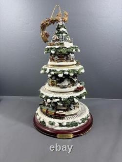 Thomas Kinkade Wonderland Express Christmas Tree Hawthorne Village Animated 16