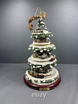 Thomas Kinkade Wonderland Express Christmas Tree Hawthorne Village Animated 16