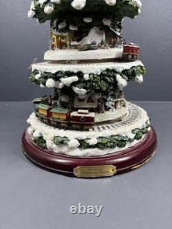 Thomas Kinkade Wonderland Express Christmas Tree Hawthorne Village Animated 16