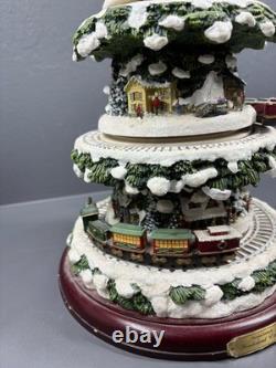 Thomas Kinkade Wonderland Express Christmas Tree Hawthorne Village Animated 16