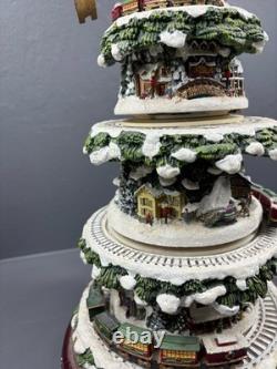 Thomas Kinkade Wonderland Express Christmas Tree Hawthorne Village Animated 16