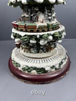 Thomas Kinkade Wonderland Express Christmas Tree Hawthorne Village Animated 16