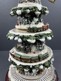 Thomas Kinkade Wonderland Express Christmas Tree Hawthorne Village Animated 16