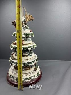 Thomas Kinkade Wonderland Express Christmas Tree Hawthorne Village Animated 16