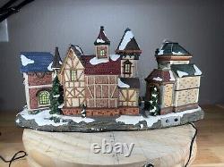 Thomas Pacconi Classics Santa Land Lighted Porcelain Christmas Snow Village