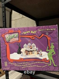 Town Hall The Grinch, Who Stole Christmas Department 56