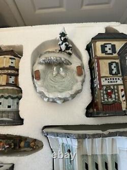 Traditions 40 Pc Victorian Christmas Winter Lighted Village Vintage Complete