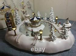 Trendmasters Christmas Magic Winter Wonderland Musical Ice Skating Pond (tested)