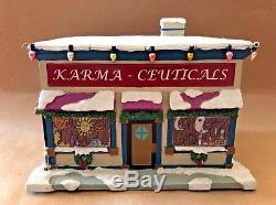 VERY RARE The Simpsons KARMA CEUTICALS Hawthorne Christmas Village Tapped Out