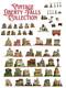 VINTAGE LOT OF 1990s LIBERTY FALLS VILLAGE/AMERICANA COLLECTION & ACCESSORIES