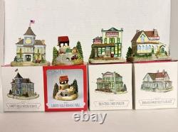 VINTAGE LOT OF 1990s LIBERTY FALLS VILLAGE/AMERICANA COLLECTION & ACCESSORIES