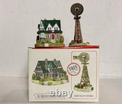VINTAGE LOT OF 1990s LIBERTY FALLS VILLAGE/AMERICANA COLLECTION & ACCESSORIES