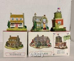 VINTAGE LOT OF 1990s LIBERTY FALLS VILLAGE/AMERICANA COLLECTION & ACCESSORIES