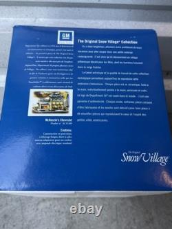 VINTAGE NOS Department 56 Snow Village McKenzies Chevrolet Building 56.55389