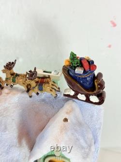 VTG Animated STORY TELLING HOUSE Twas the Night Before Christmas. Music Lights