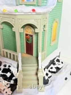 VTG Animated STORY TELLING HOUSE Twas the Night Before Christmas. Music Lights