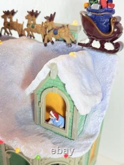 VTG Animated STORY TELLING HOUSE Twas the Night Before Christmas. Music Lights