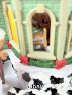 VTG Animated STORY TELLING HOUSE Twas the Night Before Christmas. Music Lights