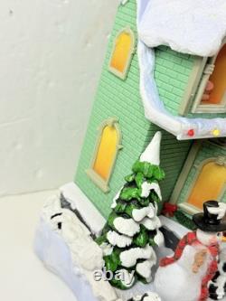 VTG Animated STORY TELLING HOUSE Twas the Night Before Christmas. Music Lights